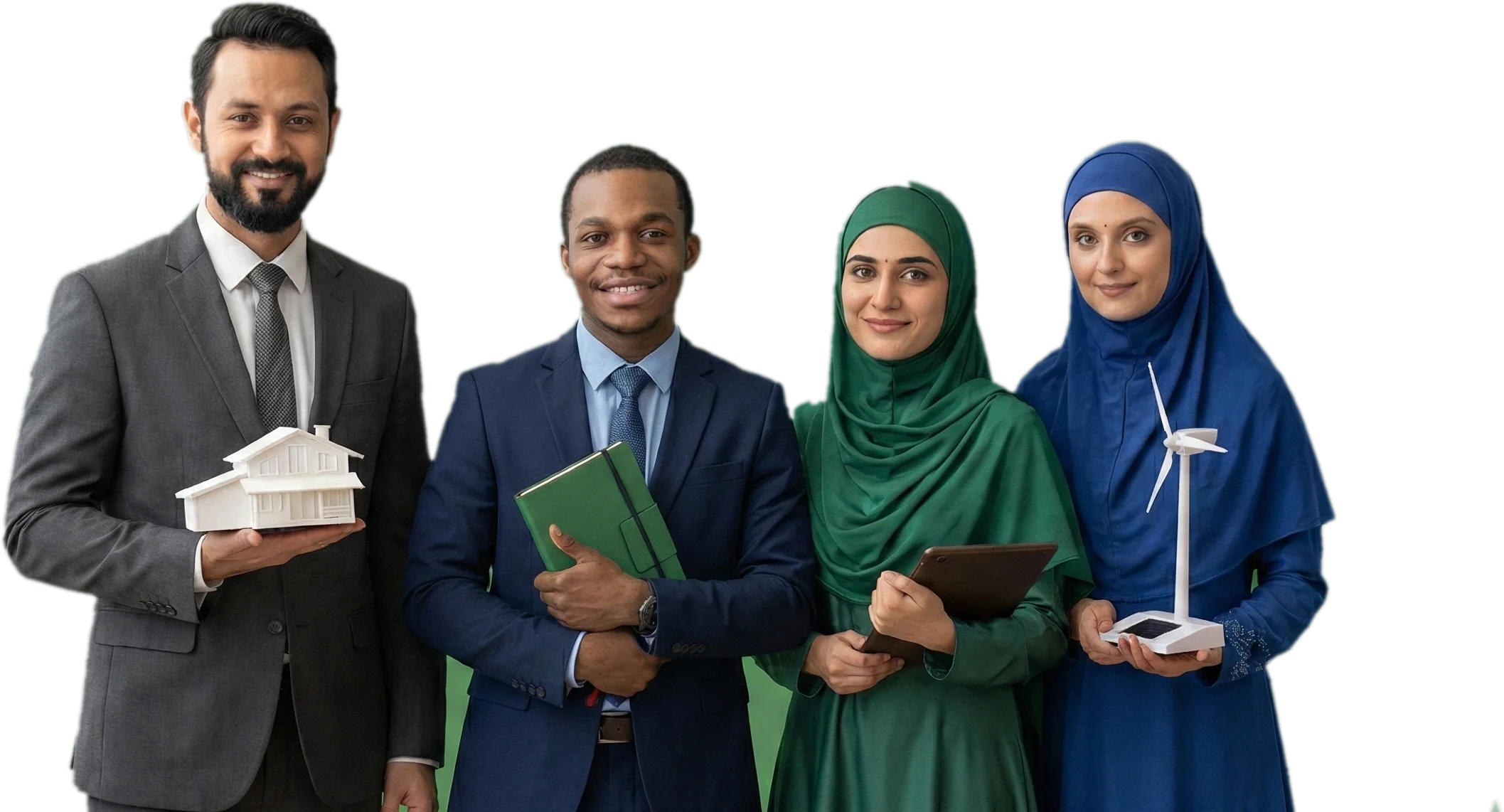 Four dedicated staff members at Iqra Convent School